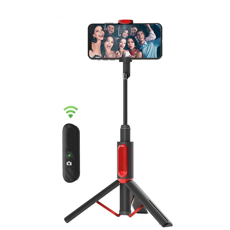 

BW-BS10 Portable bluetooth Selfie Stick with Tripod Extendable Foldable Monopod for iPhone 11 X Huawei Xiaomi Phone