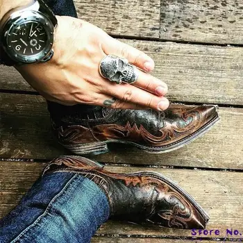 

Winter Fashion British Men Top Quality PU Leather Slip on Boots Breathable Chelsea Boots Male Casual Zapatos De Hombre D353