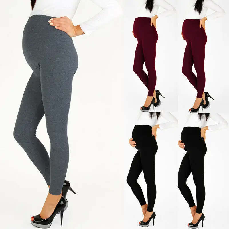 

Meihuida Spring Summer Maternity Legging Pregnancy Clothes Women Stretchy Elastic Soft Slim Pants For Pregnant