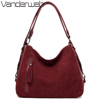 

New Turn fur Leather Ladies Hand bags Female Messenger Bags Designer Handbags Crossbody Shoulder Bags for Women Bag Sac A Main