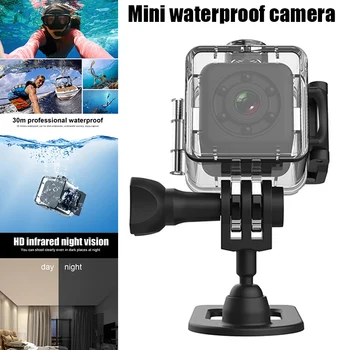

Mini Camera HD Wifi Sports Action Camera DV Aerial Camcorder Monitor with Waterproof Shell for Indoor Outdoor PUO88