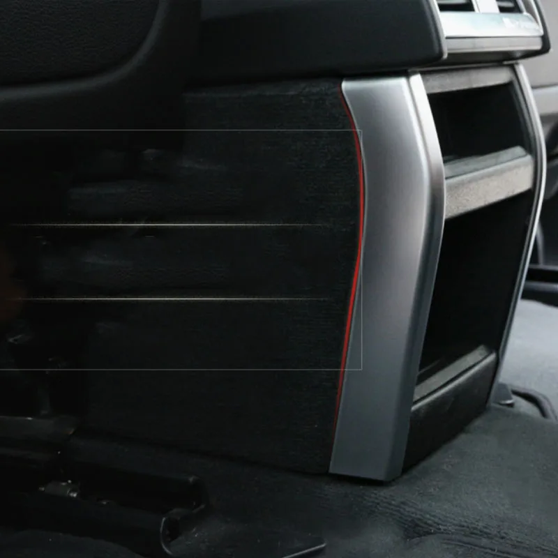 

For BMW X5 2014 2016 2017 Trunk Armrest Box Decorative Bright Strips ABS Material 2PCS Interior Decorations Auto Accessories