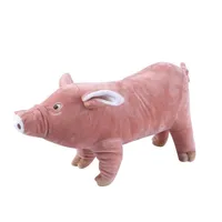 Cute Pink Pig Pet Chew Toys for Dog Squeaker Chew Training Pet Supplies Super Soft Plush Dog Toys Durable Pet Puppies Chew Toys
