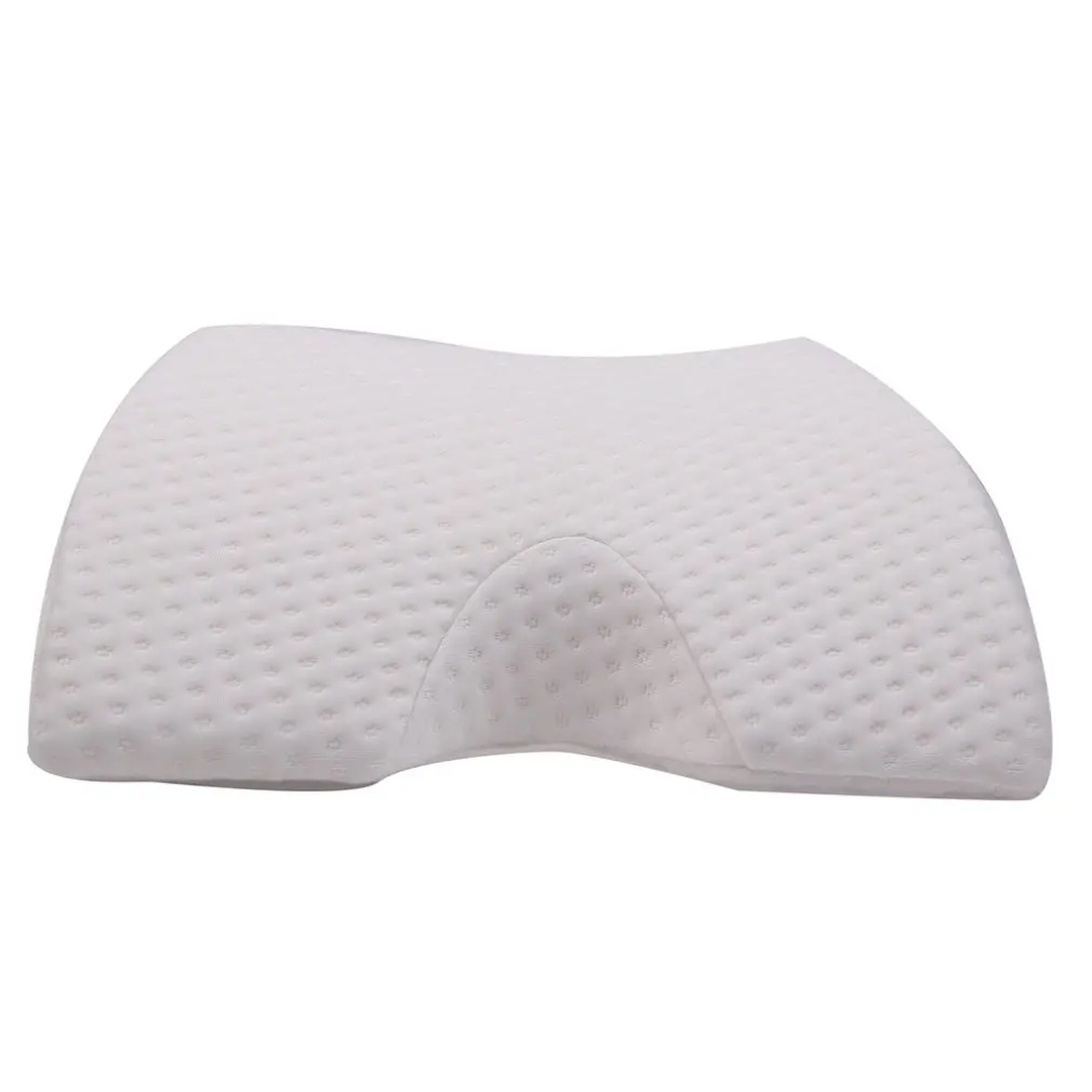 Ice Silk Couple Pillow Arched Skeleton Lunch Break Pillow Slow Rebound Memory Cotton Pillow Zero Pressure Pillow