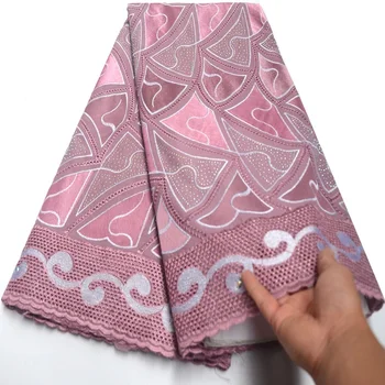 

5 yards Onion Deluxe Austria Lace textured soft African fine cotton inspired fabric Nigerian modern casual occasional wear