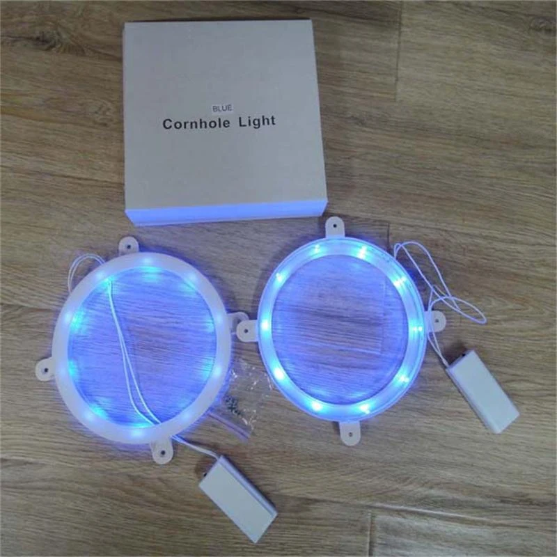 Top 2pcs Outdoor Cornhole LED Board Lights Sturdy Build For Bean Bag Toss Cornhole Games 5