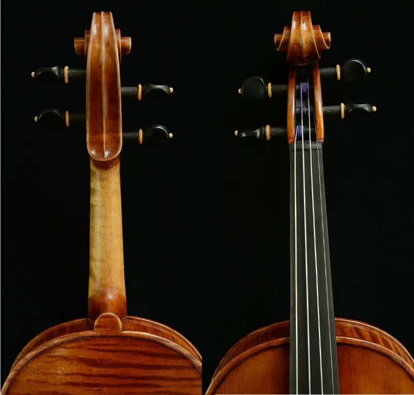 Реальные фото мастер скрипка Stradivari 1716 Мессия скрипка боснийский клен и Австрийская ель