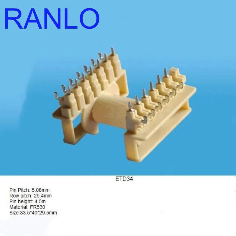 Rando ETD34 трансформатор каркасная рама PC40 ферритовый сердечник 7 7pin белый
