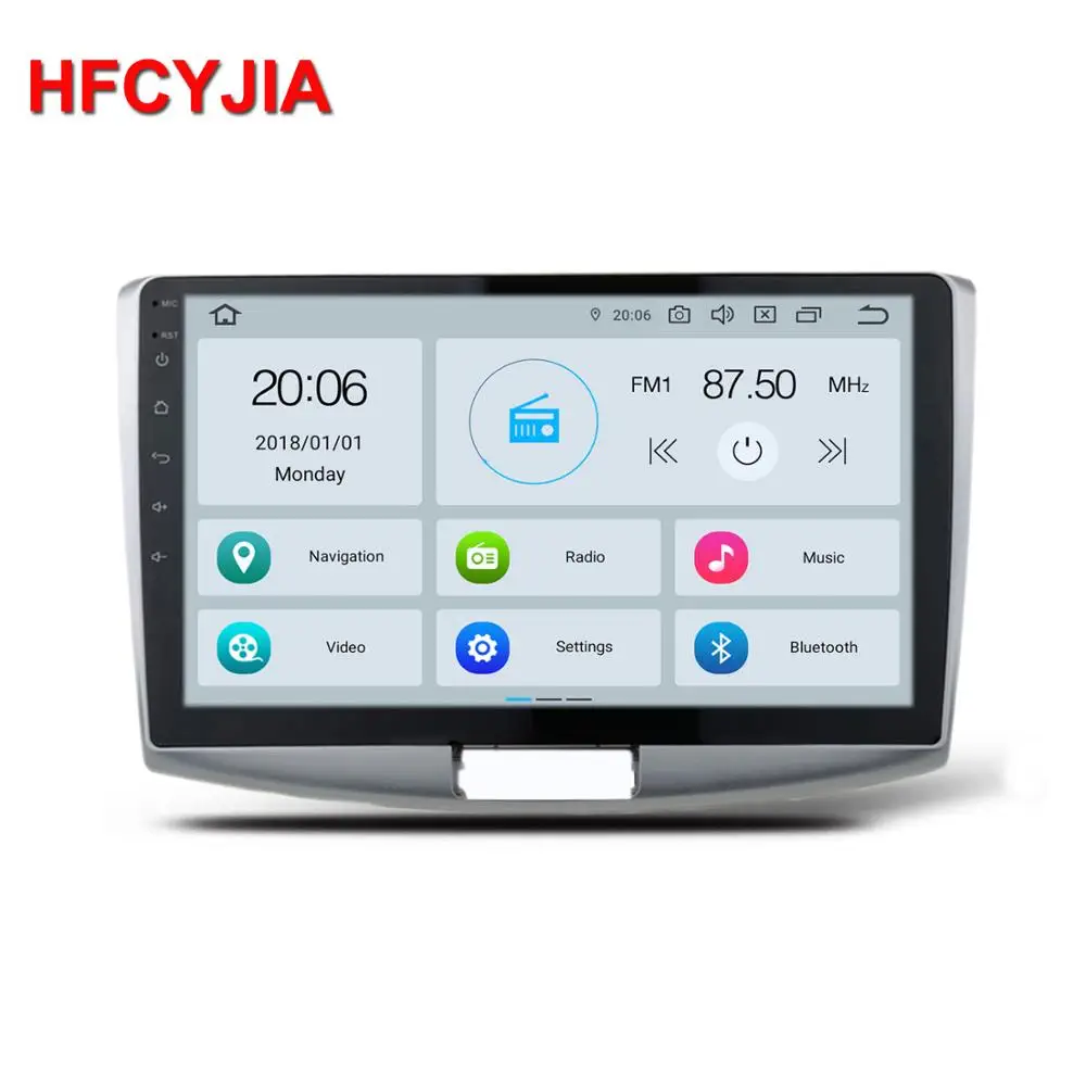 

HFCYJIA Android 9.0 System Car Head Unit Radio For Volkswagen Passat CC B6 B7 GPS Navi Receiver WIFI Google 4+64G RAM IPS DSP