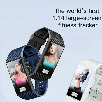 

Mode Band Wristband Monitor 1.14 Inch Color Screen Smart Watch Waterproof Heart Rate Blood Pressure Smart Bracelet