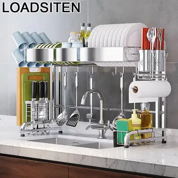 

Fridge De Cozinha Scolapiatti Sink Nevera Keuken Stainless Steel Organizador Rack Cuisine Mutfak Cocina Kitchen Organizer