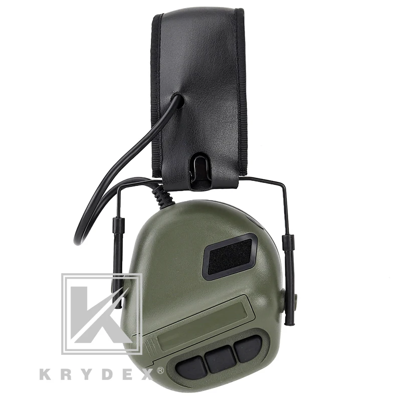 KRYDEX Тактический IPSC гарнитура Peltor Comtac шумоподавление наушники для связи для IPSC стрельба Охота Военная деятельность