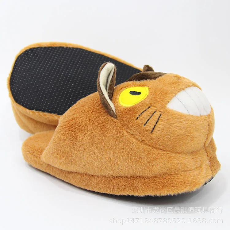 Кот автобус кот много Ло мультфильм игрушки плюшевые тапочки Миядзаки Тоторо серии тепло удерживающий материал обуви