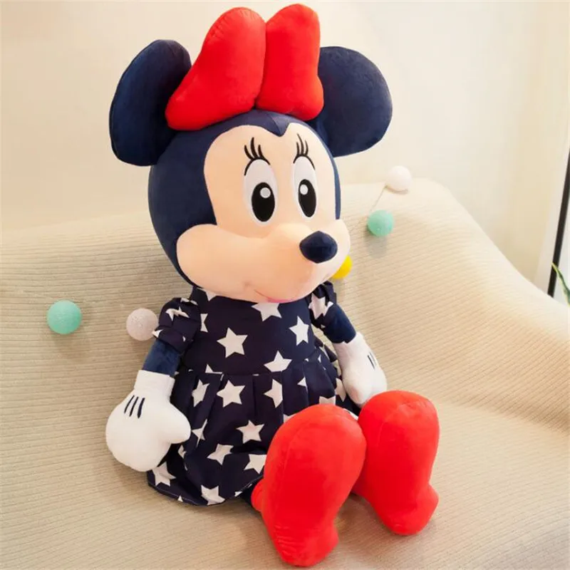 30 CM Disney Kawaii Mickey Mouse Minnie Plush Toys Cartoon Animals Stuffed Doll Anime Children Christmas Gifts