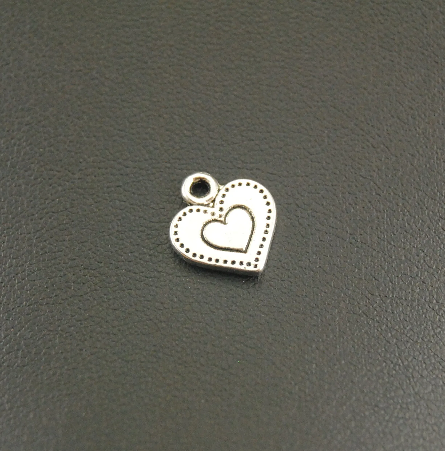 50 шт. металлические подвески для ювелирных изделий|silver charm heart|silver charmscharm heart |