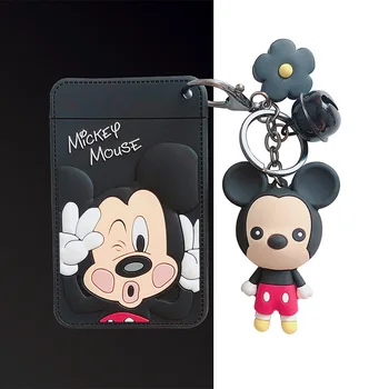 

Cartoon Child Card Holder With Key Chain ard Cover Bus Bank Id Card Case Holder with Rope ID Badge Holder Key Neck Strap Gift