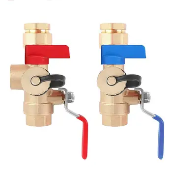 

3/4-Inch IPS Isolator Tankless Water Heater Service Valve Kit with Clean Brass Construction