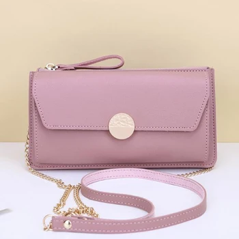 

Leather Women Wallets Coin Pocket Hasp Card Holder Money Bags Casual Long Ladies Clutch Phone Wallet Women Purse