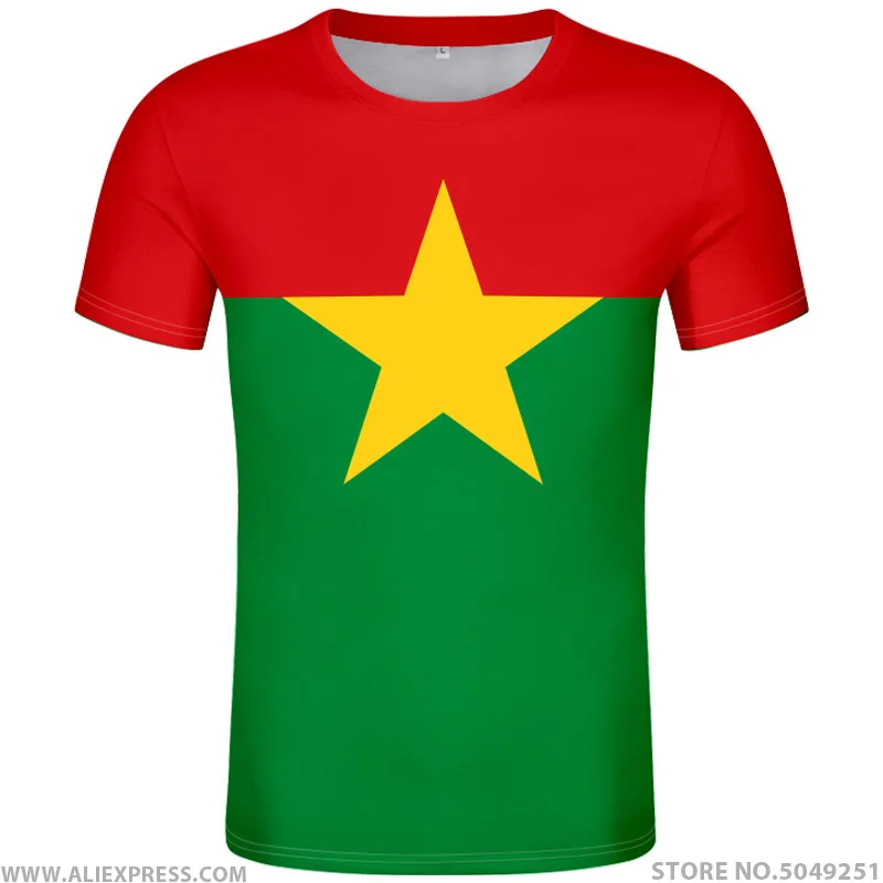 Футболка BURKINA FASO футболка с надписью сделай сам и Bfa кантри 0 одежда принтом не