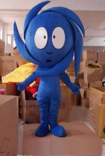 Special Price Blue Tornado Mascot Costume Suits Cosplay Party Game Dress Outfits Clothing Advertising Promotion Carnival Halloween Adults