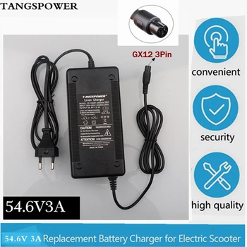 

150W 54.6V3A 3P M12 Connector Battery Charger For 13S 48V Lithium-ion Battery Electric Bike Lithium Charger