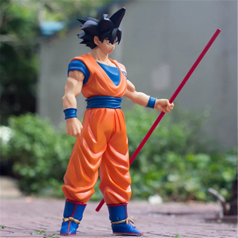 Dragon Ball Z Супер огромный Супер Saiyan Сон Гоку винил мультфильм фигурка для рабочего стола украшения X2659