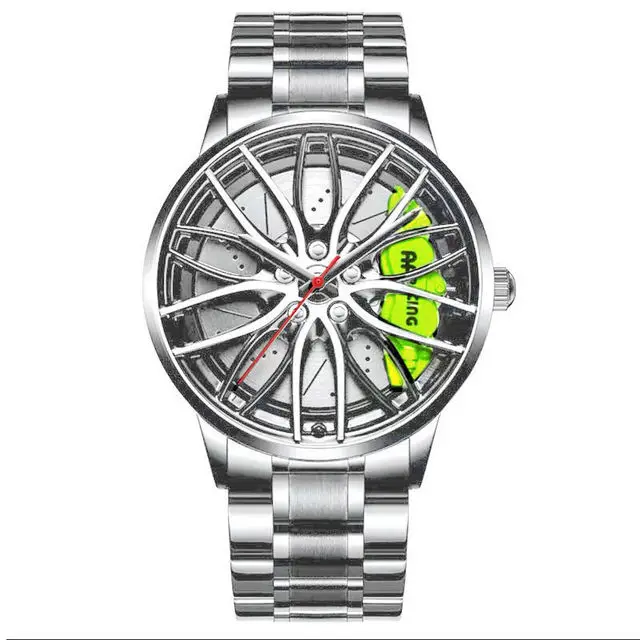 Men's Watches Waterproof Wheel Watch Car Rim Watch Quartz Men's Sports Watches For Men Clock Mens Spinning Watches 