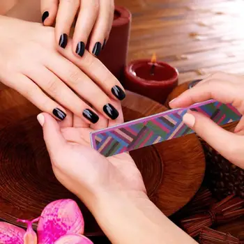 

Nail Sanding Files Buffer Manicure Grinding Polishing Buffing Durable Sandpaper and EVA Major Frosted Nail Art Tools Kit