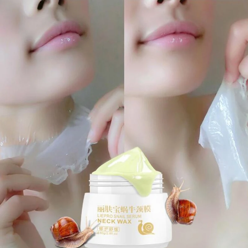 Snail essence маска для шеи против морщин увлажняющая питательная укрепляющая восстанавливающая Мембрана для шеи