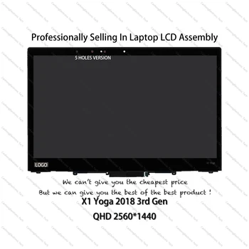 

14" 2560*1440 QHD LCD Touch Screen Replacement Laptops Assembly For Lenovo ThinkPad X1 Yoga 3rd Gen 2018 20LD 20LE 20LF 20LG