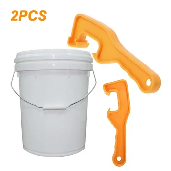 

2pcs Plastic Bucket Pail Paint Lid Can Opener Home Opening Hand Tools Bucket Cover Opener Tool