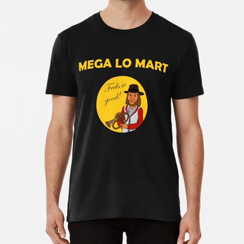 

King of the Hill - Mega Lo Mart T shirt king of the hill koth chuck mangione mega lo mart fake company feels so good