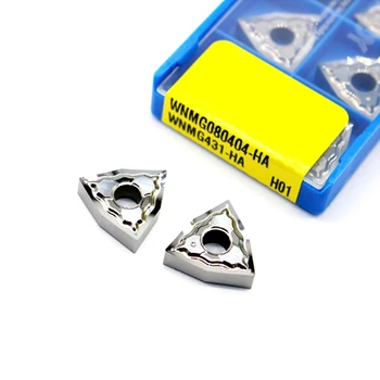 

WNMG080404 HA H01 WNMG431 CNC external turning tool carbide insert lathe tool processing aluminum
