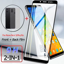 Front + Back Screen Protector for Xiaomi Redmi Note 5 Pro Tempered Glass Back Film Redmi Go Rear Film Sticker Redmi Note 5 Glass Front + Back Screen Protector for Xiaomi Redmi Note 5 Pro Tempered Glass Back Film Redmi Go Rear Film Sticker Redmi Note 5 Glass