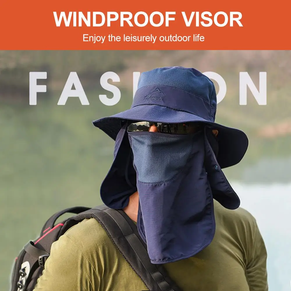 

Cooling Cap Sunshade Hat 4 Color Cotton Portable Sun Visors Apparel Fisherman Hat Practical Durable