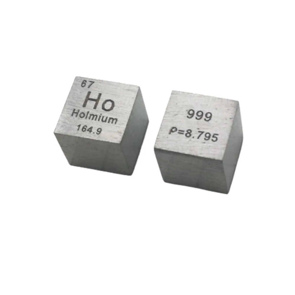 

Holmium Metal Density Cube for Element Collection, 99.9% Pure, 10mm