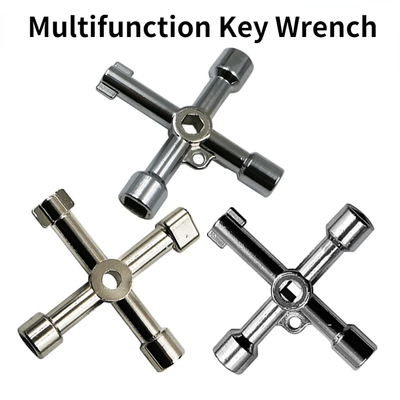 Triangular Key Wrench In Cross Electric Control Cabinet / Square Hole Round Hole Key Wrench of Elevator Door Water Meter Valve