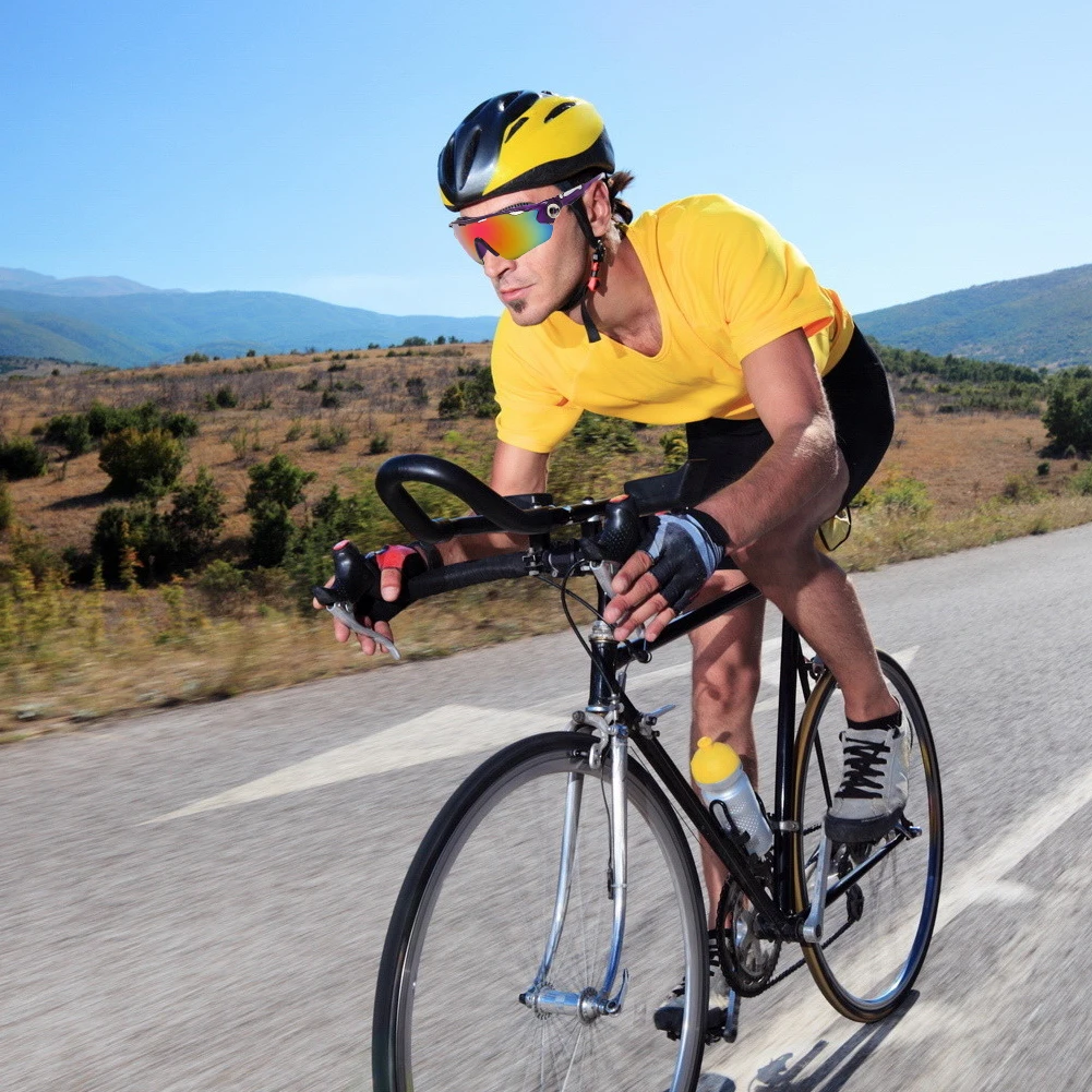 Cycling Eyewear Sunglasses UV 400 Protection Polarized Eyewear Cycling Running Sports Bike Sunglasses Goggles for Men Women