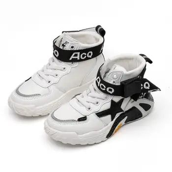 

Kids Martin Boots Autumn Winter New Leather Children's Showing Shoes Keep Warm Fashion Kids Botas Boys Girls Toddler Snow Boots