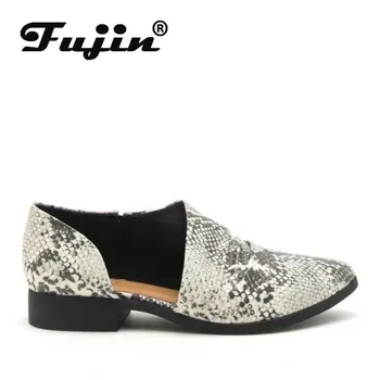 

Fujin Flat Shoes Summer Fashion 2020 Flat Bottom Breathable Slip Pointed Toe Solid Low Heels Causal Comfortable Single Shoes