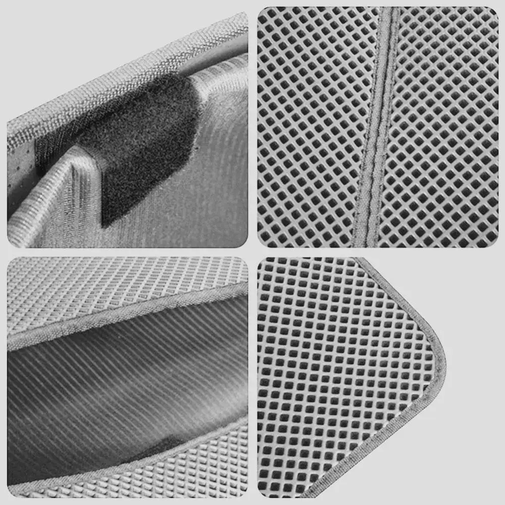 Pet Cat Litter Mat Waterproof EVA Double Layer Cat Litter Trapping Pet Litter Box Mat Clean Pad Products For Cats Accessories