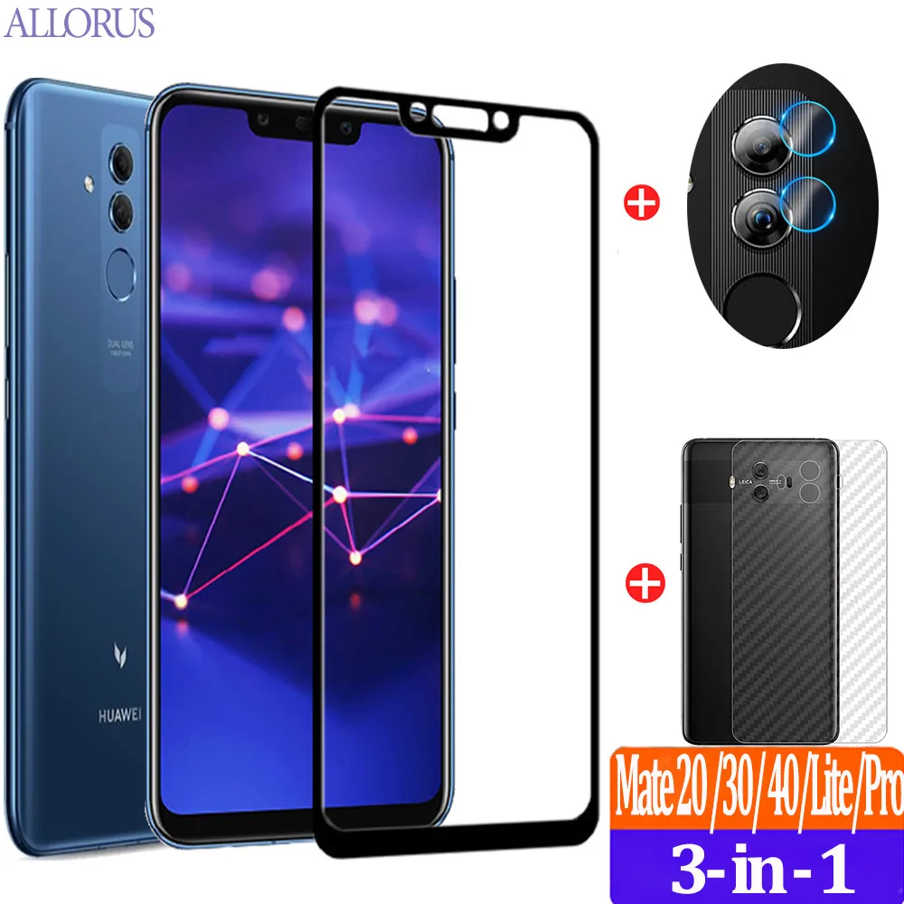 

Ultra-thin HD Tempered Glass For Huawei Mate 20 Lite Screen Protector Safety Film Mate 30 40 Pro 20Lite mate20Lite Armor Glass