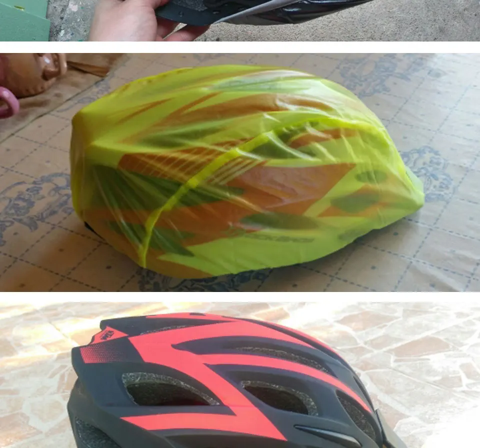 LOCLE 6 цветов ветрозащитные чехлы на велосипедные шлемы Горная дорога MTB велосипедные защитные шлемы Спортивные Водонепроницаемые велосипедные шлемы