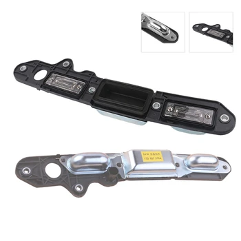 

Car LED License Plate Light Assembly Rear Tailgate Trunk Lid Handle 1T0827574 1T0827574C for Golf Jetta Toura