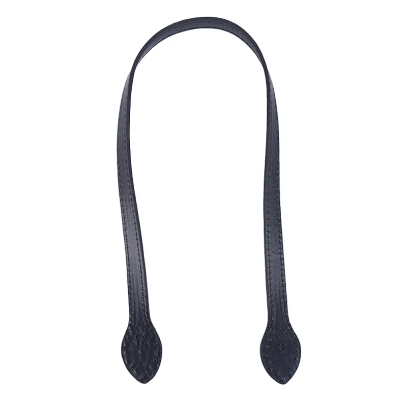 1 шт. 60 см Кожаный самодельный ремень сумка ремень плечевой ремень сумки ручка Замена - Цвет: Black