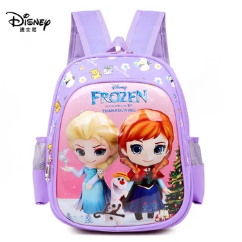 

Elsa Disney Backpack Frozen Princess Anna Bag Snow Queen Children School Bags For Girls Cartoon Kid Cute Backpack Back To School