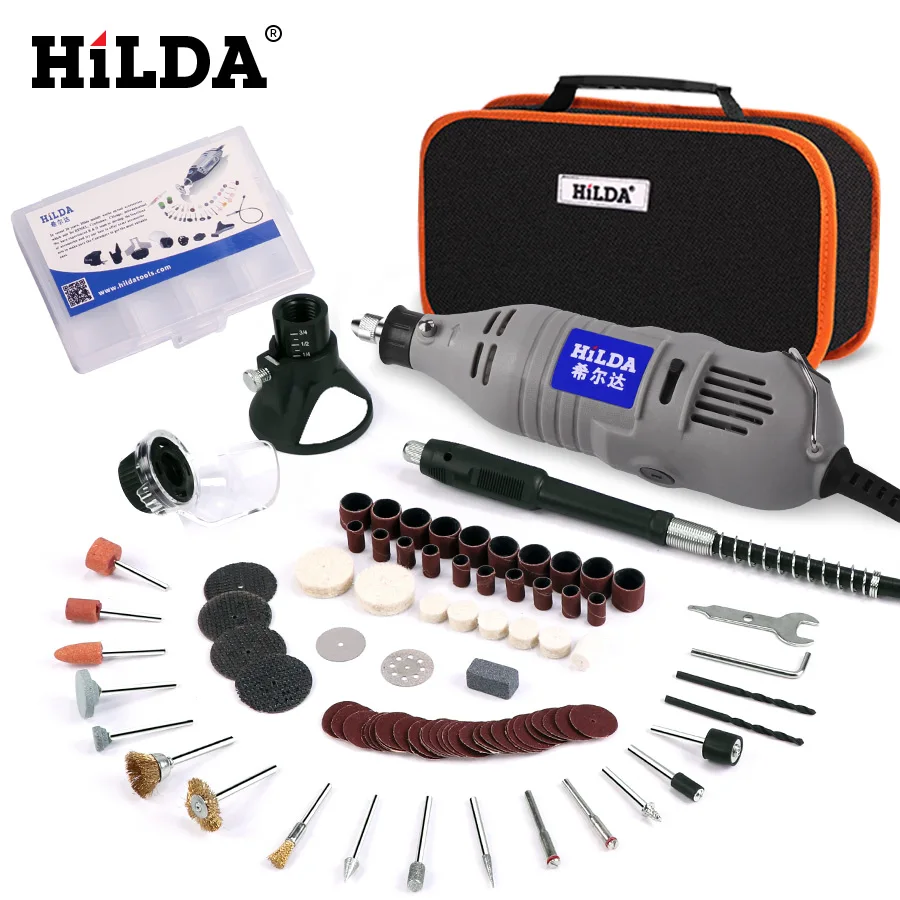 Skup HILDA 150W elektryczny wiertarko szlifierka grawerowanie Pen Grinder Mini wiertarka elektryczne narzędzie obrotowe szlifierka na akcesoria dremel