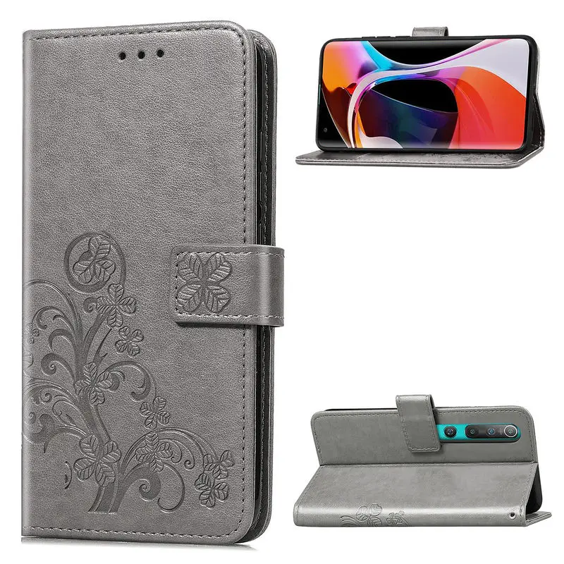 

Leather Wallet Case For XiaoMi Mi 10 Fashion Magnetic Flip Card slot Stand Back Cover For Mi 10 10 Pro Shockproof Case Cover