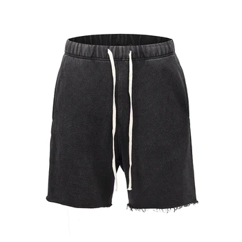 

EWQ / men's wear Summer all-match casual shorts for male 2020 new fashion loose knee length pants drawstring waist bottoms Y2181