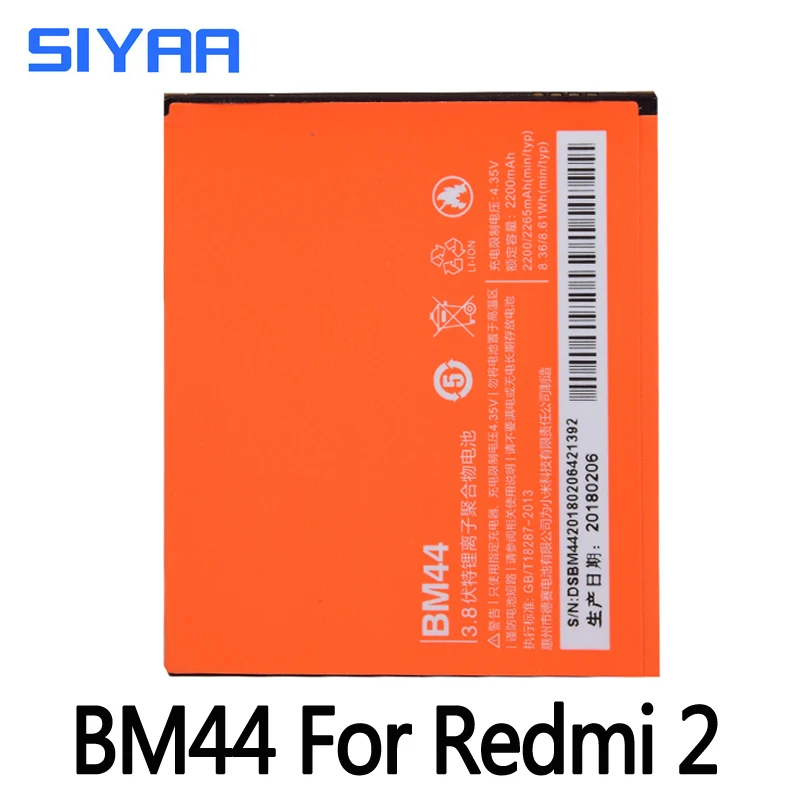 Оригинальный аккумулятор BM41 BM44 BM47 BN35 BN42 для Xiaomi Redmi 5 4 4X 3S 3 Hongmi 2A 1S сменный большой